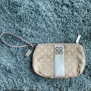 Coach Tan Classic Wristlet